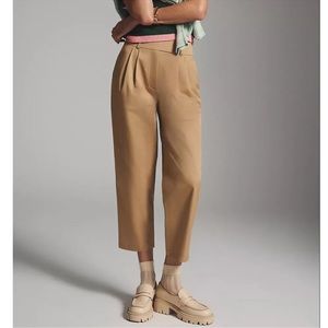 Anthropologie Exquise Barrel-Leg Chinos